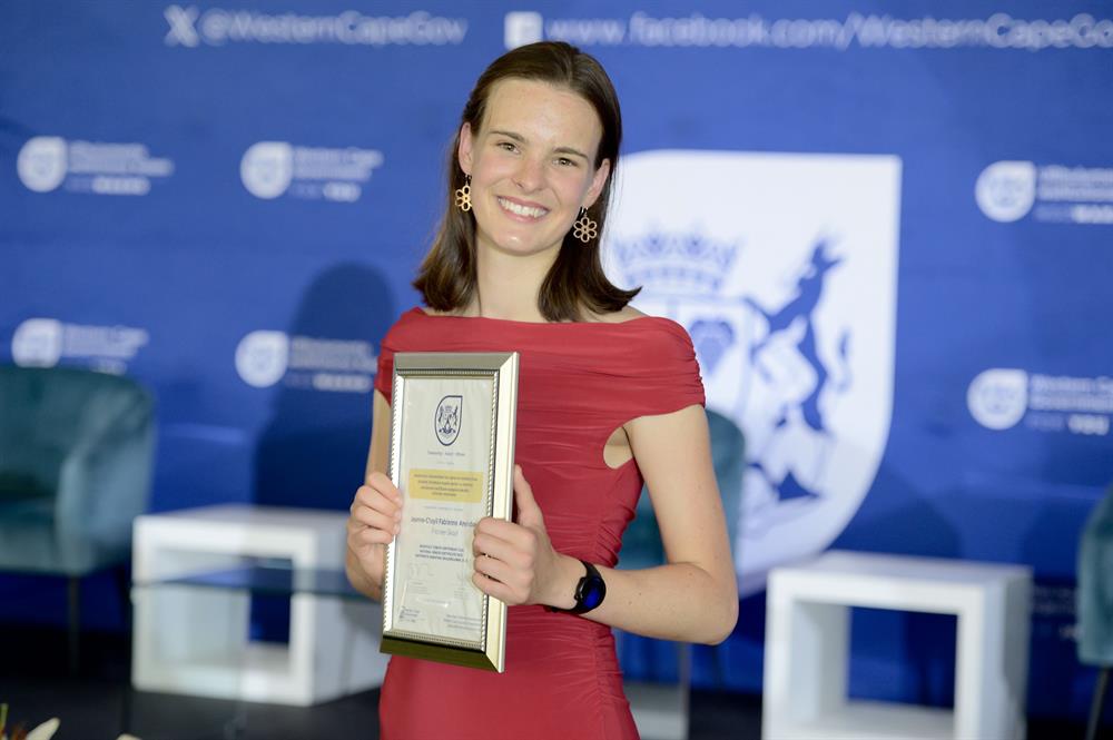 Abigail Kok, South Africa's top matric candidate of 2025.